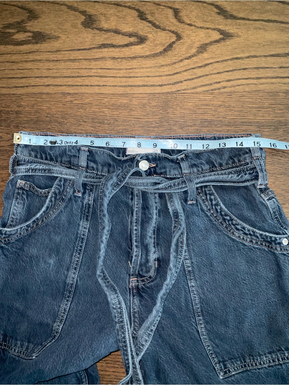 We the Free People Blue Jay Belted Boyfriend Jeans - Picture 6 of 10